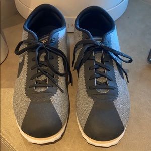 Grey Nike cortez